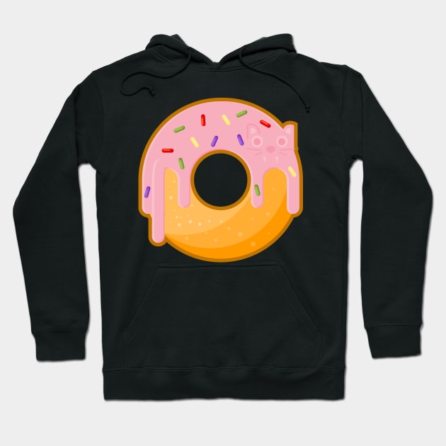 Cat Donut Hoodie by lakokakr